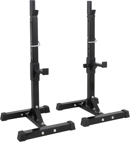 F2C Max Load 550Lbs Pair of Adjustable Squat Rack