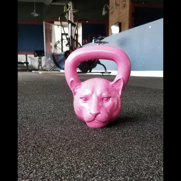 Zoobells Pink Panther Kettlebell