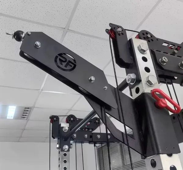 Wall Mount Pulley System for Fitness Lat Pull Down and Low Row Cable Machine, Cable Station Equipment
