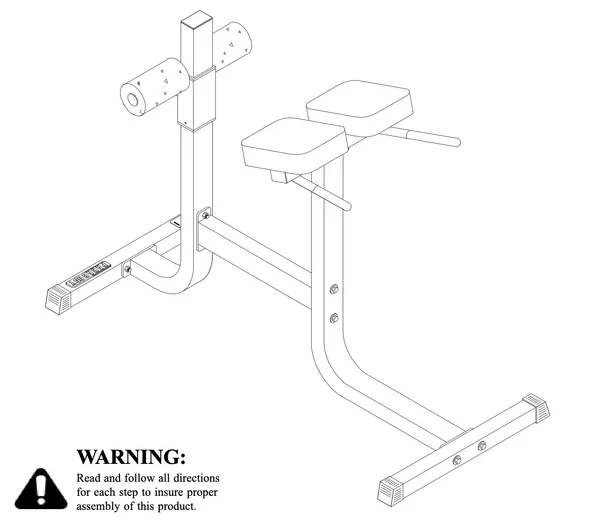 Parabody 821 Hyperextension Roman Chair