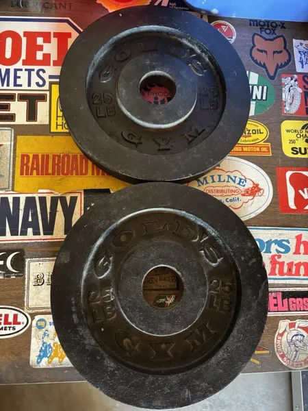 Golds Gym Olympic Plates