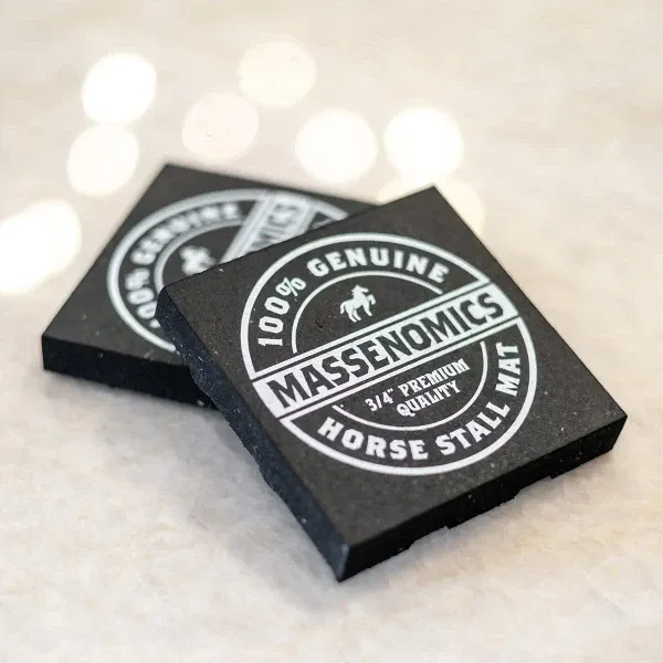Massenomics Horse Stall Mat Coasters