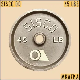 Sisco Vintage Weight Plates