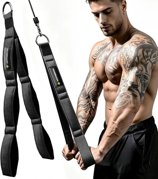 MANUEKLEAR 3 Grip Lengths in 1 Tricep Rope