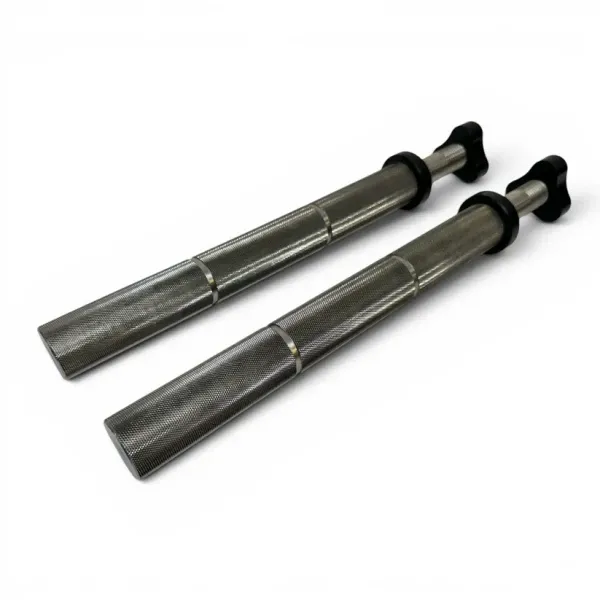 1" Stainless Knurled Handles