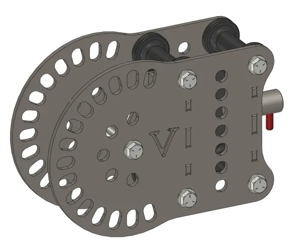 Vendetta 180° Adapters for 3x3 RP-ISO Arms