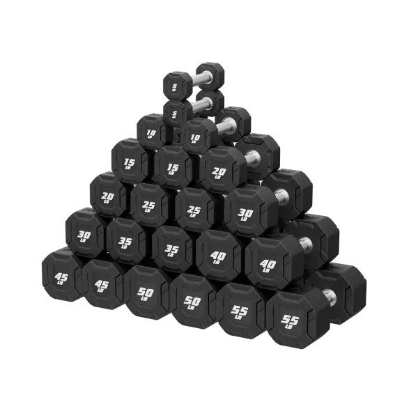Major Fitness Urethane Octagonal-Shield Dumbbells